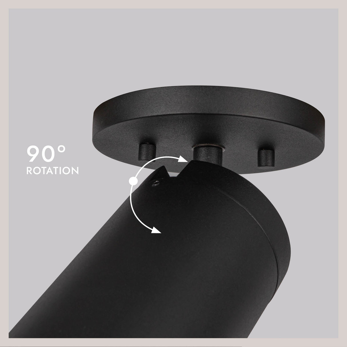 Kuzco Architectural Lorna 9-in (3-in Dia.) Adjustable Ceiling Mount
