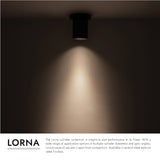 Kuzco Architectural Lorna 4-in (3-in Dia.) Ceiling Mount