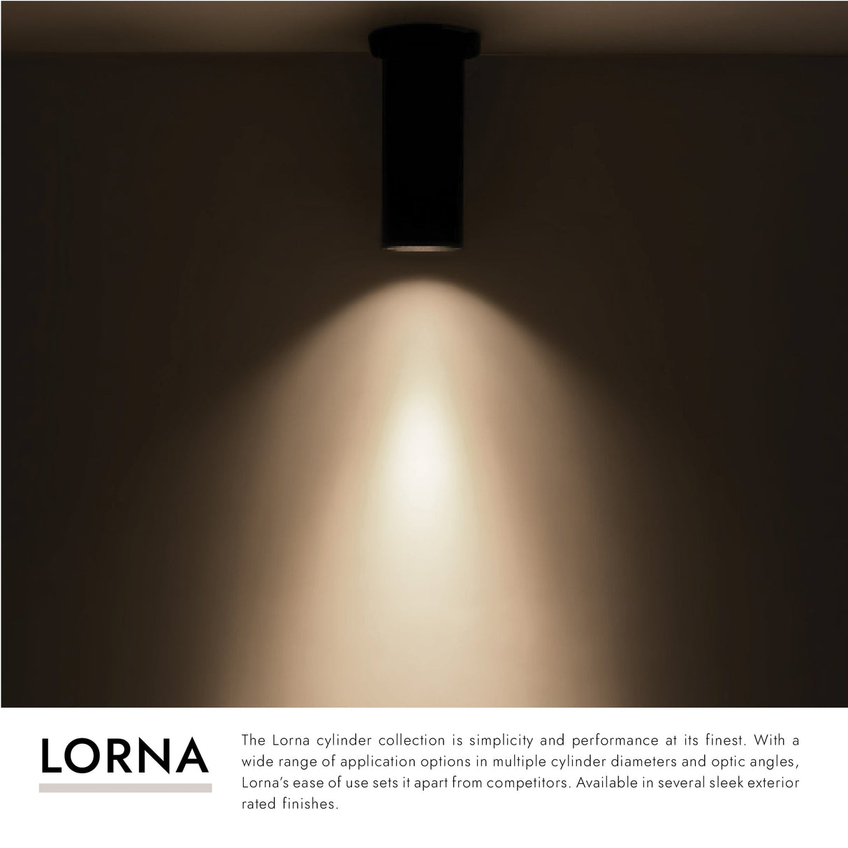 Kuzco Architectural Lorna 8-in (3-in Dia.) Ceiling Mount