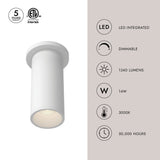 Kuzco Architectural Lorna 8-in (3-in Dia.) Ceiling Mount