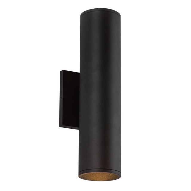 Kuzco Architectural Lorna 12-in (3-in Dia.) Wall Sconce Up/Down Light