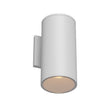 Kuzco Architectural Lorna 12-in (4-in Dia.) Exterior Wall Sconce Up/Down Light