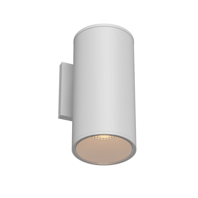 Kuzco Architectural Lorna 12-in (4-in Dia.) Exterior Wall Sconce Up/Down Light