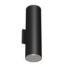 Kuzco Architectural Lorna 16-in (4-in Dia.) Exterior Wall Sconce Up/Down Light
