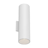 Kuzco Architectural Lorna 16-in (4-in Dia.) Exterior Wall Sconce Up/Down Light