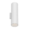 Kuzco Architectural Lorna 16-in (4-in Dia.) Exterior Wall Sconce Up/Down Light