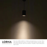 Kuzco Architectural Lorna 6-in (4-in Dia.) Pendant