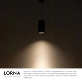 Kuzco Architectural Lorna 8-in (4-in Dia.) Pendant
