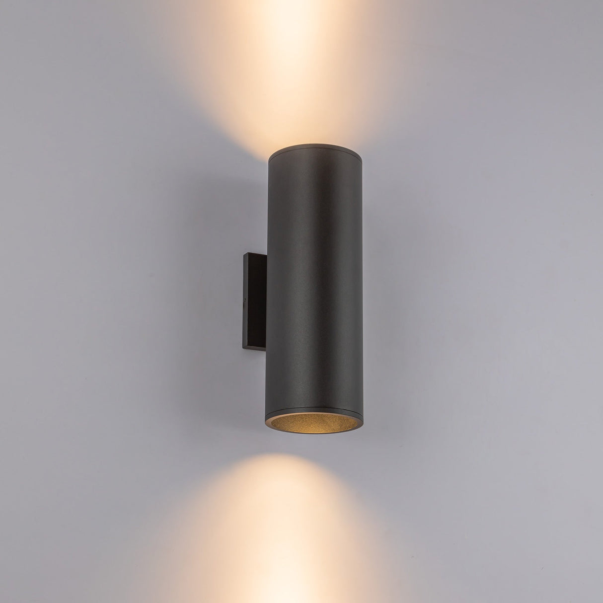 Kuzco Architectural Lorna 12-in (4-in Dia.) Wall Sconce Up/Down Light