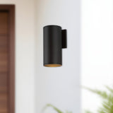Kuzco Architectural Lorna 9-in (4-in Dia.) Interior/Exterior Wall Sconce