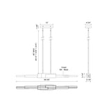 Kuzco Enzo 48-in Linear Pendant