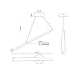 Kuzco Lex 24-in Linear Pendant