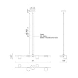 Kuzco Jayden 40-in Linear Pendant