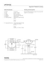 Supreme®Pedestal Lavatory