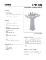 Promenade®Pedestal Lavatory