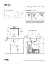 Undercounter Lavatory