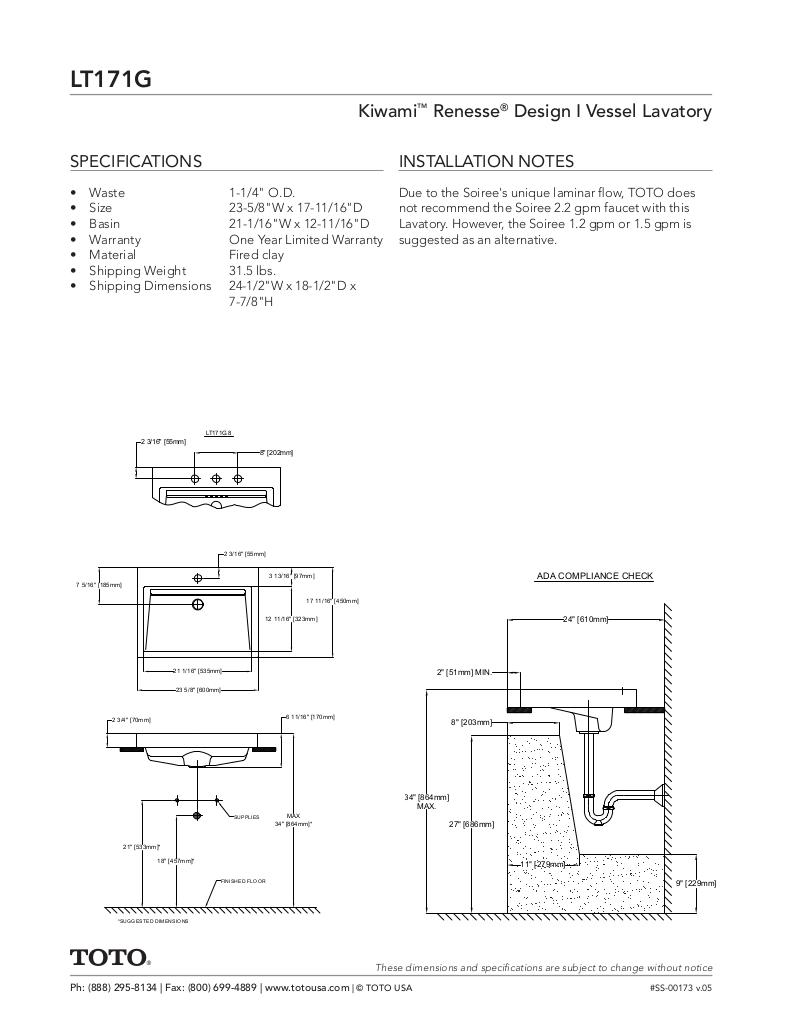 Kiwami®Renesse®Design I Vessel Lavatory