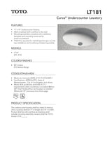 Curva Undercounter Lavatory