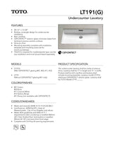 Undercounter Lavatory