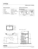 Undercounter Lavatory