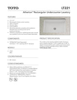 Atherton Undercounter Lavatory