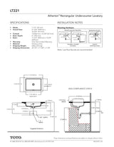 Atherton Undercounter Lavatory