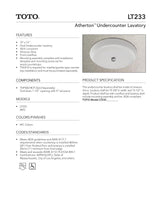 Atherton Undercounter Lavatory