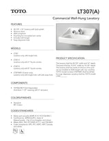 Commercial Wall-Mount Lavatory