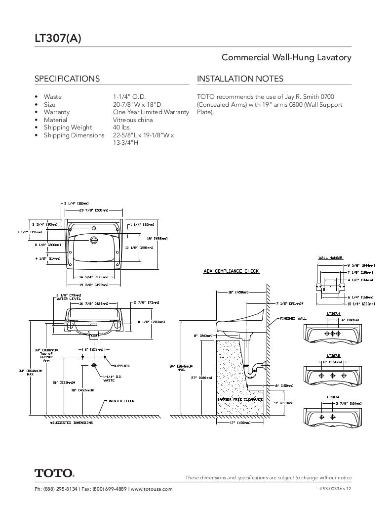 Commercial Wall-Mount Lavatory