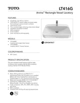 Arvina 23-5/8" Rectangle Vessel Lavatory