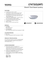 Kiwami®15-3/4" Oval Vessel Lavatory