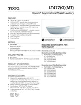 Kiwami®Asymmetrical Vessel Lavatory