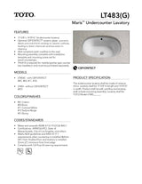 Maris Undercounter Lavatory
