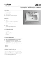 Promenade®Self Rimming Lavatory