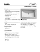 Undercounter Lavatory