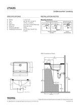 Undercounter Lavatory