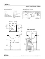 Legato Undercounter Lavatory