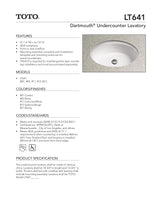 Dartmouth®Undercounter Lavatory