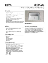 Guinevere®Undercounter Lavatory