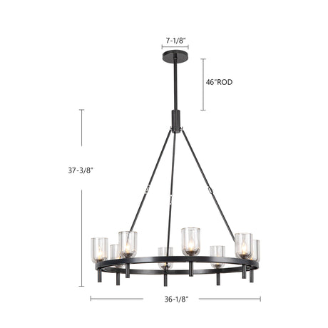 Alora Lucian 36-in Chandelier