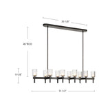 Alora Lucian 52-in Linear Pendant