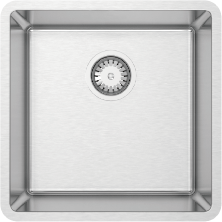 Lucia U Standard Kit 17" Single Strd Kit - Undermount, 18 Gauge, R15 (Inc. Cut Board+Grid)