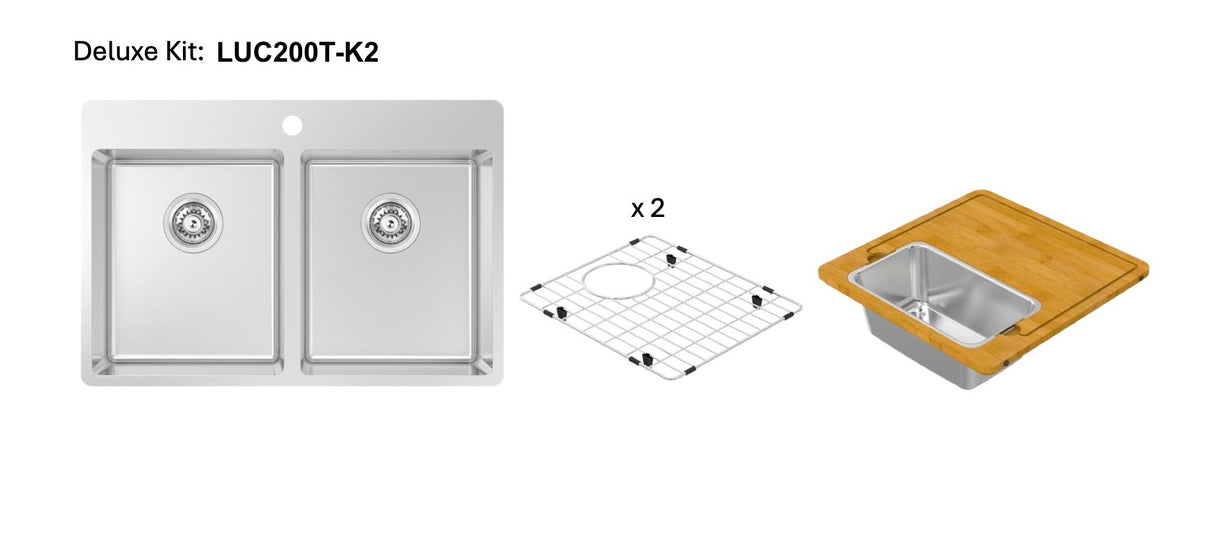 Lucia T Deluxe Kit 30" 50/50 Double Delux Kit - TM/TL, 18 Gauge, R15 (Inc. ASC400LU+Grid)