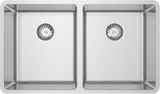Lucia U Standard Kit 30" 50/50 Double Strd Kit - Undermount, 18 Gauge, R15 (Inc. Cut Board+Grid)