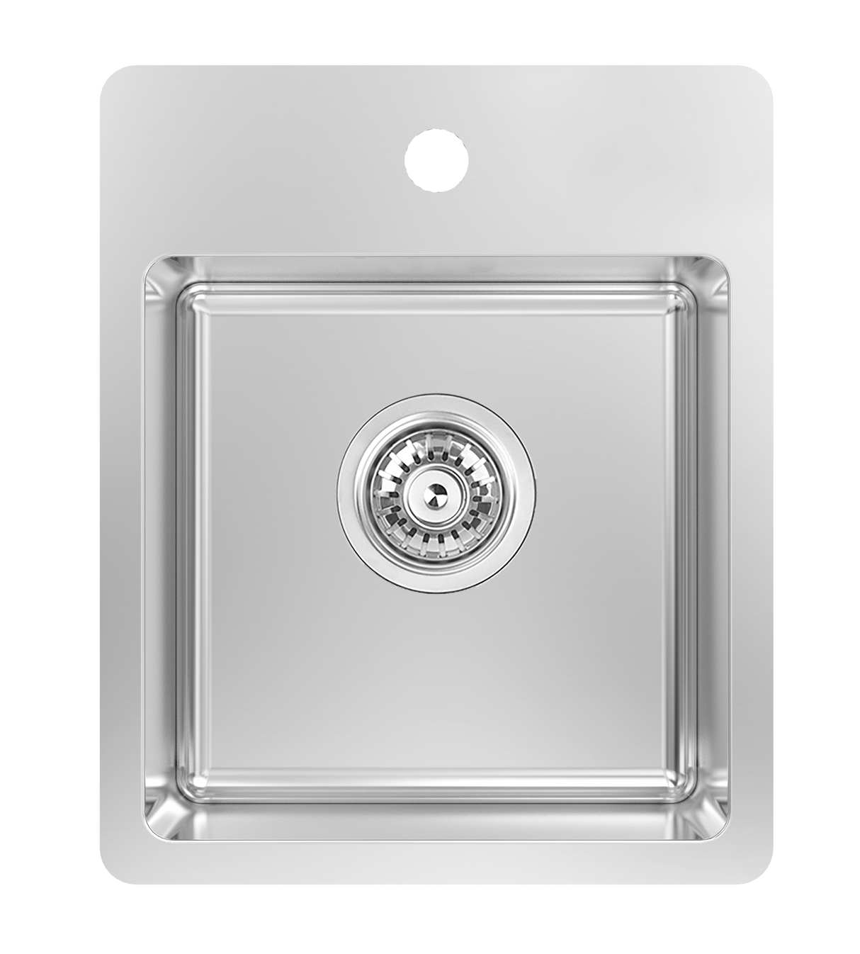 Lucia T 13" Bar Sink - Topmount Tap Ledge,18 Gauge, R15, Single Box