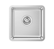 Lucia U 13" Bar Sink - Undermount,18 Gauge, R15, Single Box