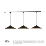Kuzco Trilo Ceiling Kit - Luiz 3-Head