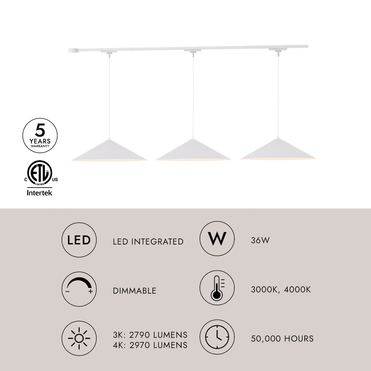 Kuzco Trilo Ceiling Kit - Luiz 3-Head