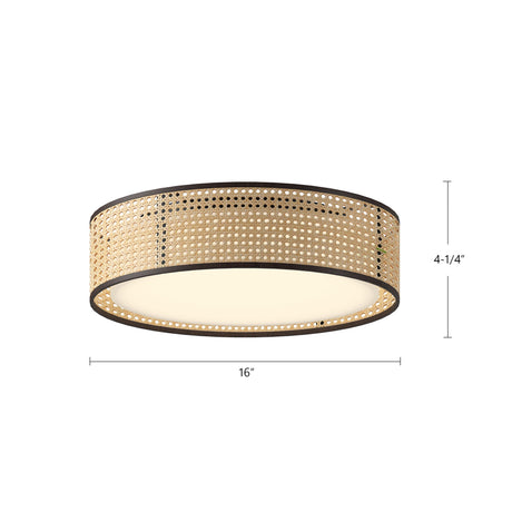 Alora Mood Lyla 16-in Flush Mount
