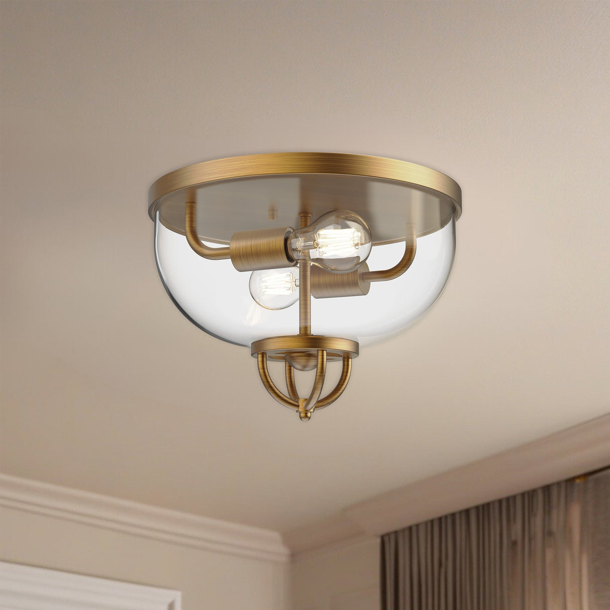 Alora Mood Lancaster 13-in Flush Mount